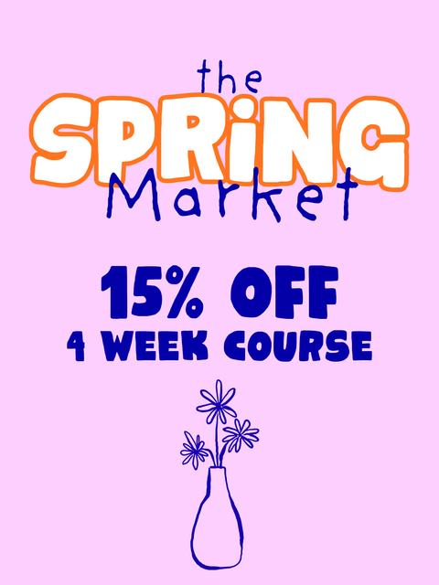 Clay Sydney Market: 15% off four week course!