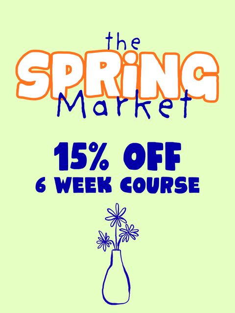 Clay Sydney Market: 15% off six week course!