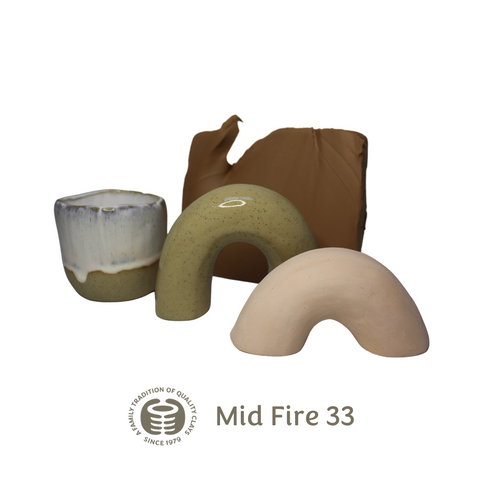 33 Mid Fire Clay by Keane - new 10kg size