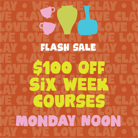 $100 off Six Week Course Passes for 100 mins!