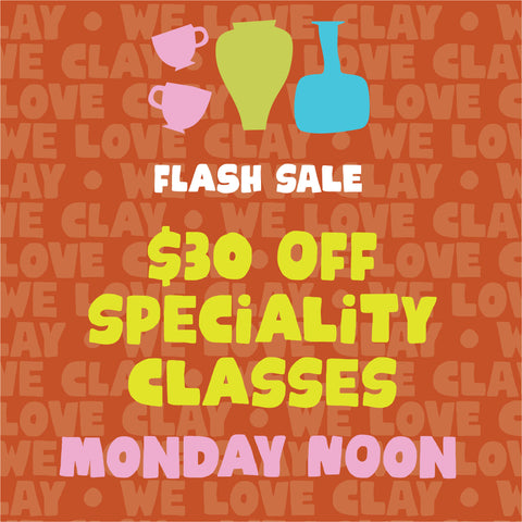 $30 off Speciality Class Passes for 100 mins!