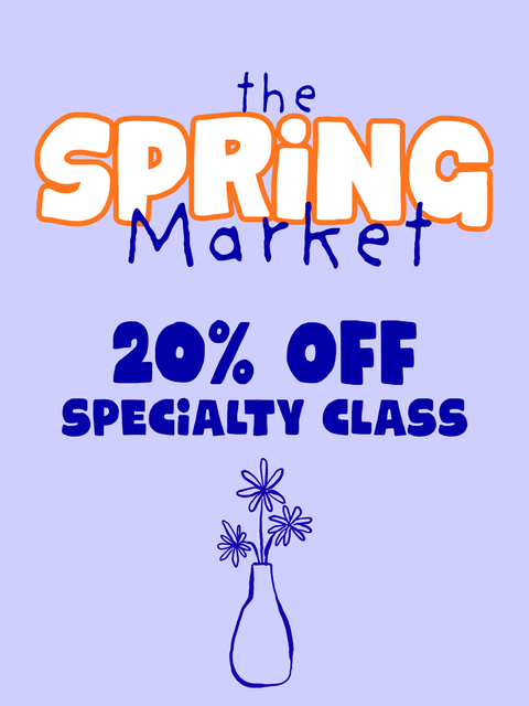 Clay Sydney Market: 20% off our $135 specialty handbuilding classes!